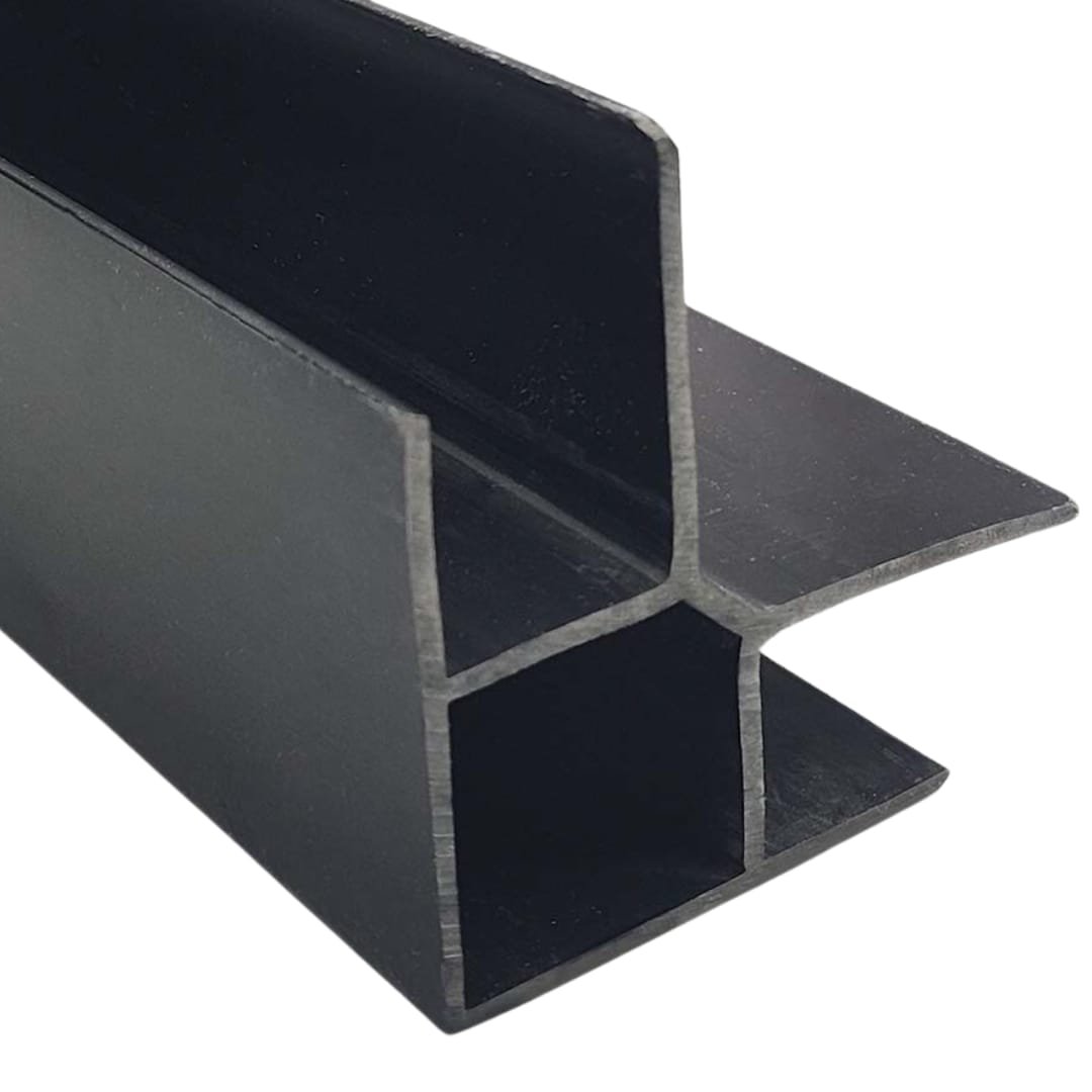 Perfil PVC Fulltech Esquina Exterior 270° Negro 5m