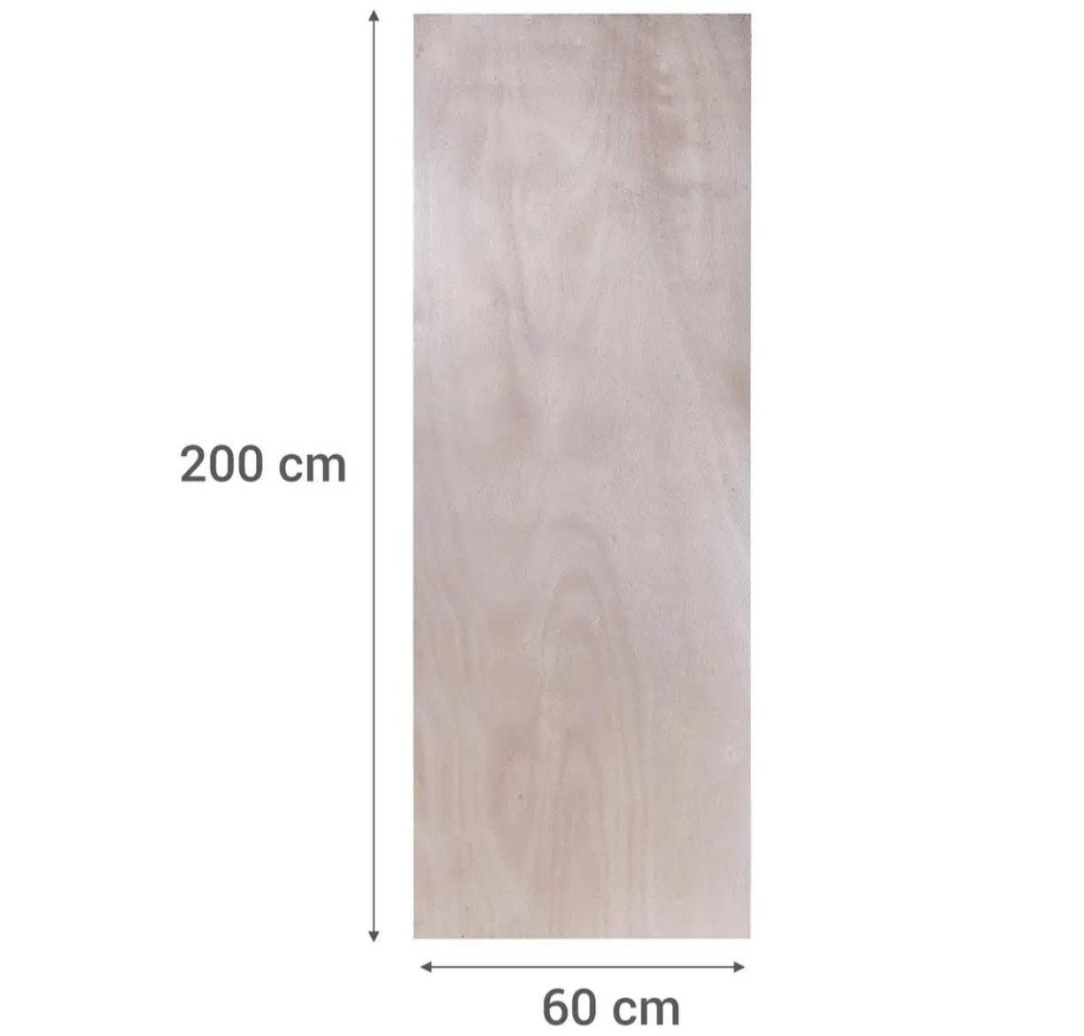 Puerta de Terciado Interior - Lista para Barnizar o Pintar