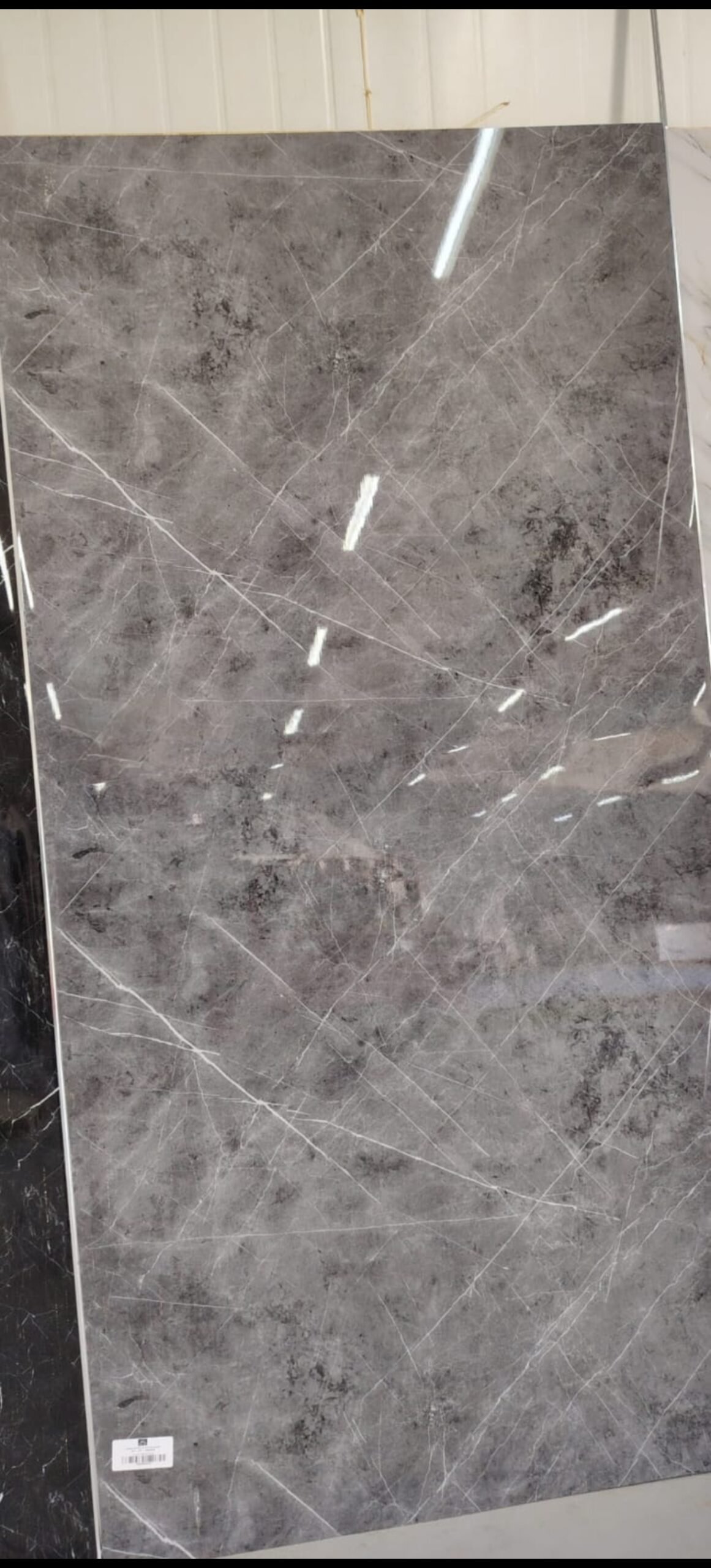 Revestimiento plancha PVC mármol Gris122 x 244 x 3mm(gris)