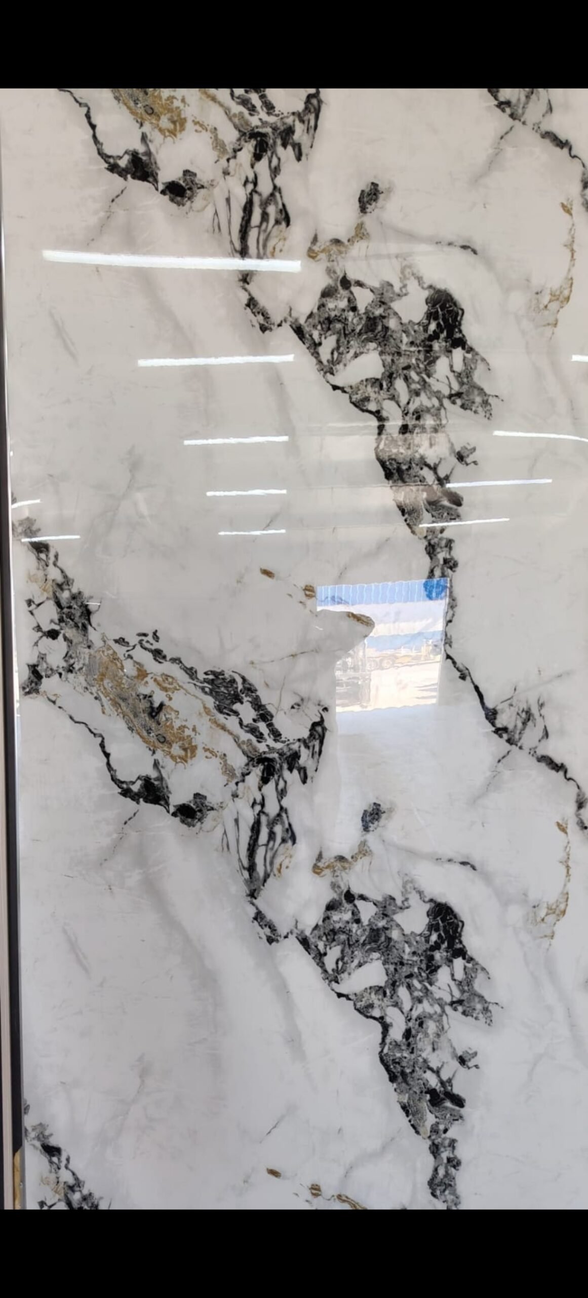 Revestimiento plancha PVC mármol Gris122 x 244 x 3mm Modelo pinuno